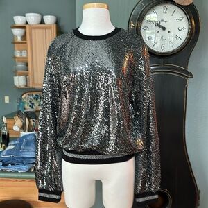 PAM and GELA metallic sweatshirt
